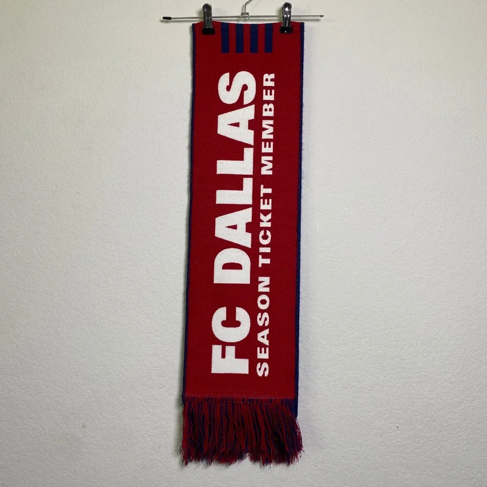 FC Dallas Scarf Soccer‎ MLS Team Pride American Flag Patriotic Season Ticket